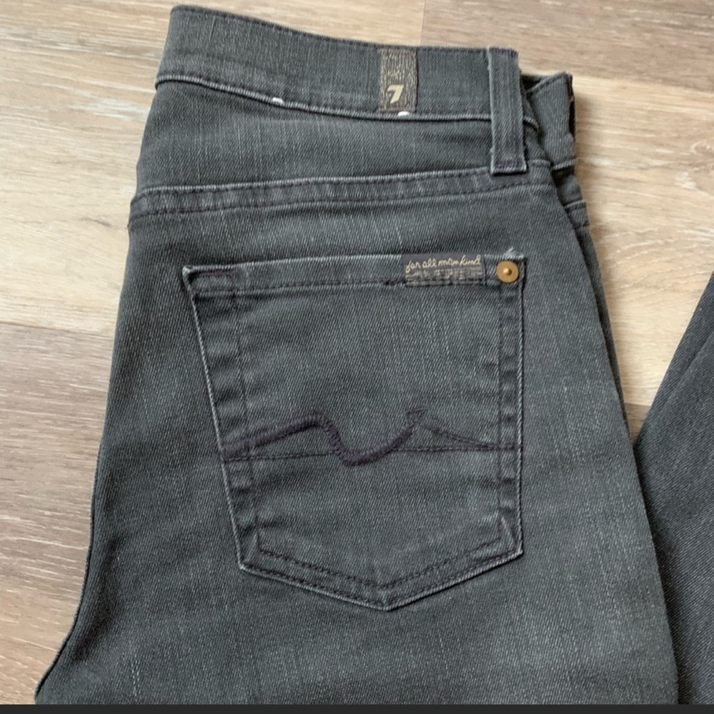 7 for all mankind skinny frayed ankle